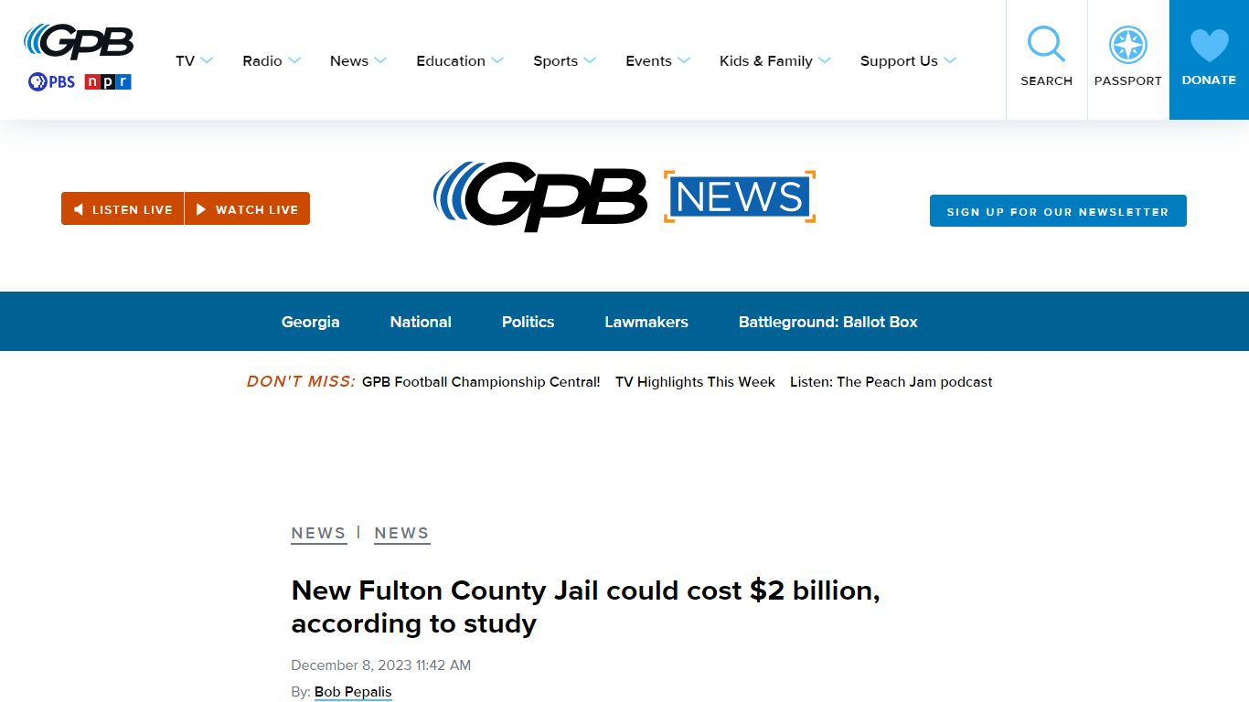 New Fulton County Jail could cost $2 billion, according to study